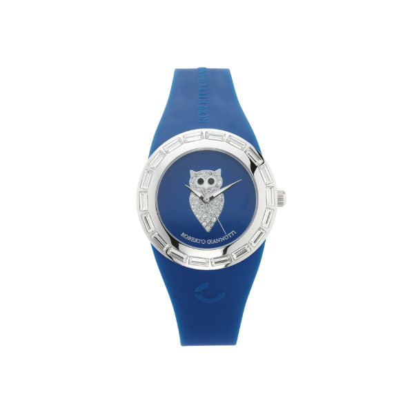 Orologio Gufo cinturino blu