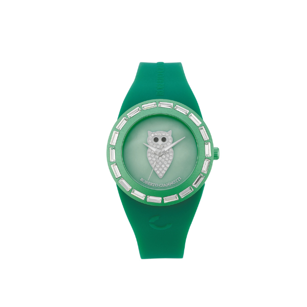 Orologio Gufo cinturino verde